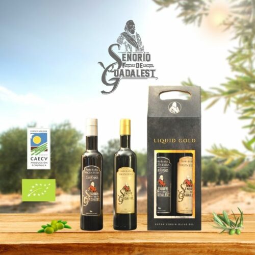 Pack de aceite de oliva virgen extra Señorío de Guadalest - MORALON - 2 Botellas de 500 ml