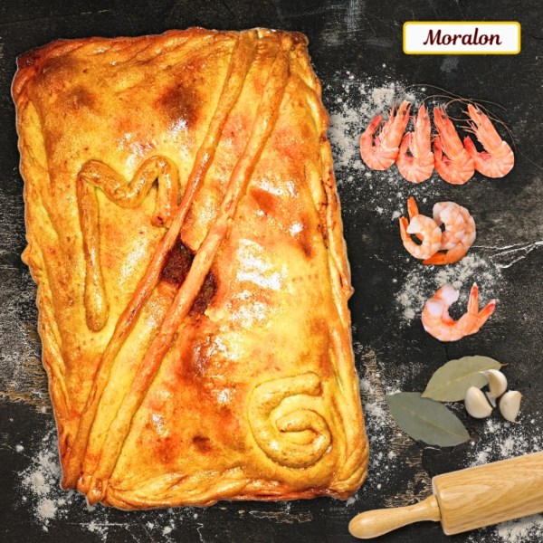 Receta de empanada gallega con gambas - MORALON - 1